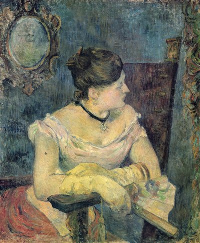 Portrait of Mme Gauguin in Evening Dress by Paul Gauguin